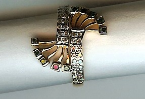 Beautiful 18Kt Gold  Natural Diamond Ring